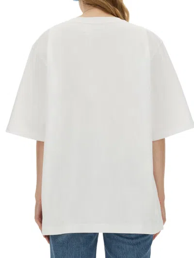 Fiorucci Candy Patch Cotton T-shirt In White