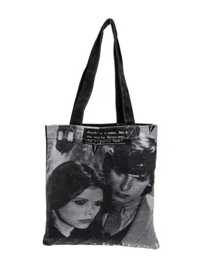 Pre-owned Fiorucci Canvas Tote In Gray