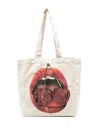 Fiorucci Cherries Tote Bag In Neutrals