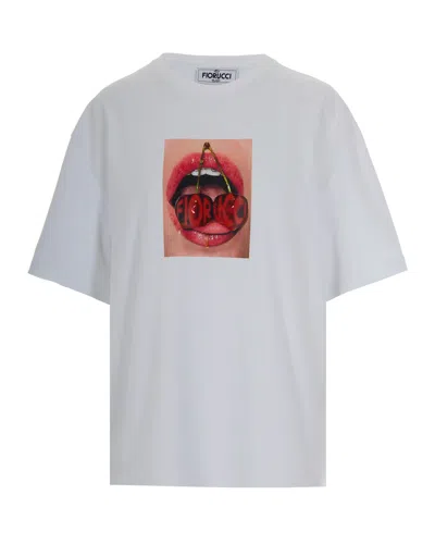 Fiorucci Logo-print T-shirt In White