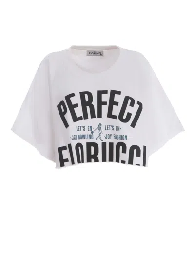 Fiorucci Crop Sweatshirt  Archivio Made Of Cotton In White