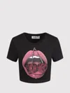 Fiorucci Mouth Print Cropped T-shirt