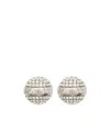 Fiorucci Crystal Decorative Earrings In Metallic