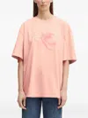 Fiorucci Cupid-print T-shirt In Pink
