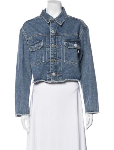 Pre-owned Fiorucci Denim Jacket W/ Tags In Blue