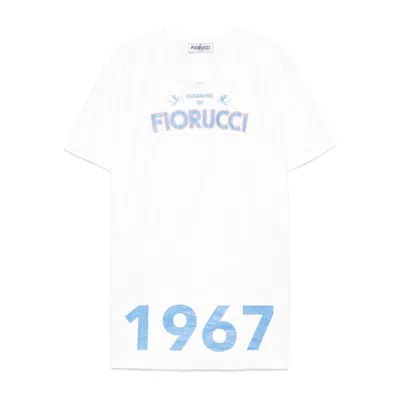Fiorucci Logo-print T-shirt Dress In White