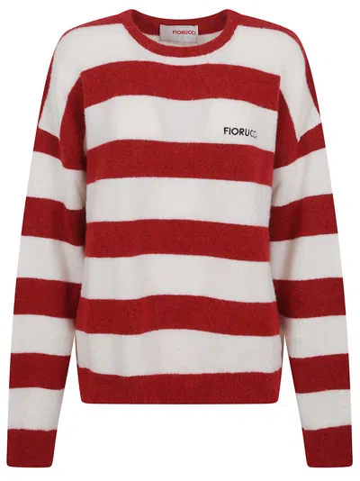 Fiorucci Embroidered Alpaca Sweater In Multi