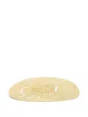 Fiorucci Embroidered-lettering Straw Hat In Gold