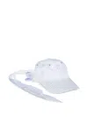 Fiorucci Embroidered-logo Ribbon Cap In Neutral