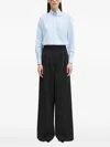 Fiorucci Embroidered-pocket Shirt In Blue