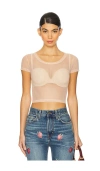 Fiorucci Tulle Tops. In Nude