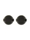 Fiorucci Glossy Black Mini Lollipop Earring In Black