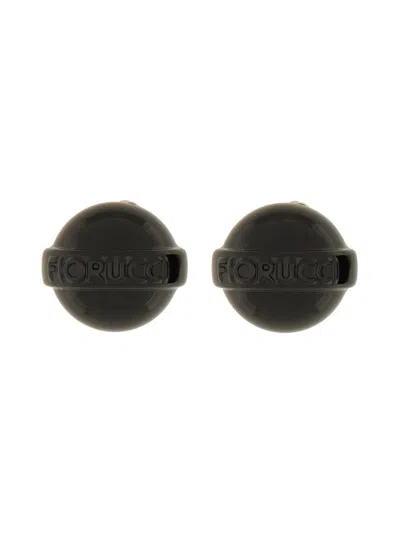 FIORUCCI FIORUCCI GLOSSY BLACK MINI LOLLIPOP EARRING