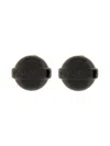 Fiorucci Glossy Black Mini Lollipop Earring In Black