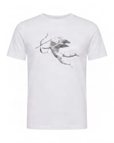 Fiorucci Graphic Cotton T-shirt In White