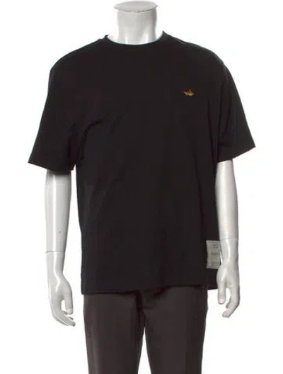 Pre-owned Fiorucci Graphic Print Crew Neck T-shirt In Black