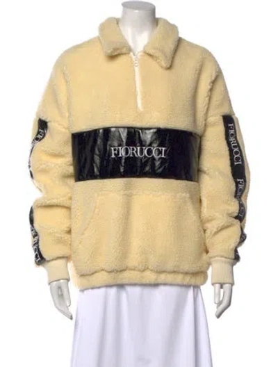 Pre-owned Fiorucci Graphic Print Long Sleeve Sweatshirt In Neutral