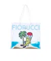 Fiorucci Ice-cream Graphic Tote Bag In Neutral