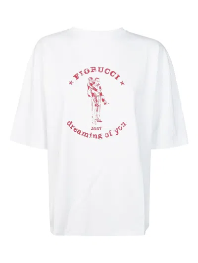 Fiorucci Graphic-print T-shirt In White