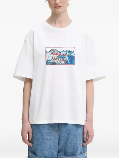 Fiorucci Graphic-print T-shirt In White