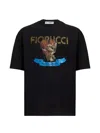 Fiorucci Graphic-print T-shirt In Black