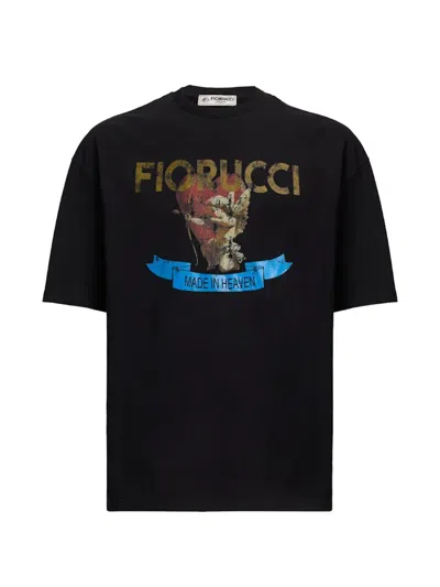 Fiorucci Graphic-print T-shirt In Black