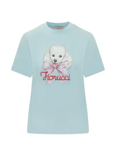Fiorucci Graphic-print T-shirt In Blue