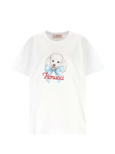 Fiorucci Graphic-print T-shirt Dress In White