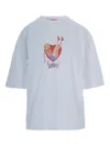 Fiorucci Heart-print Cotton T-shirt In White