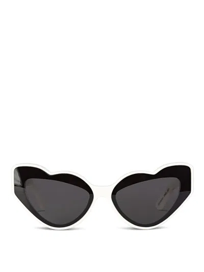 FIORUCCI HEART-SHAPED ACETATE SUNGLASSES