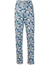 FIORUCCI HIGH-RISE LOGO SLIM-FIT JEANS
