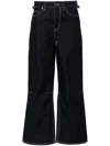 Fiorucci Straight-leg-jeans Mit Hohem Bund In Blau