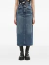 Fiorucci High-waisted Denim Midi Skirt