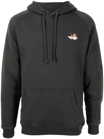 Fiorucci Icon Angels Organic Cotton Hoodie In Grey