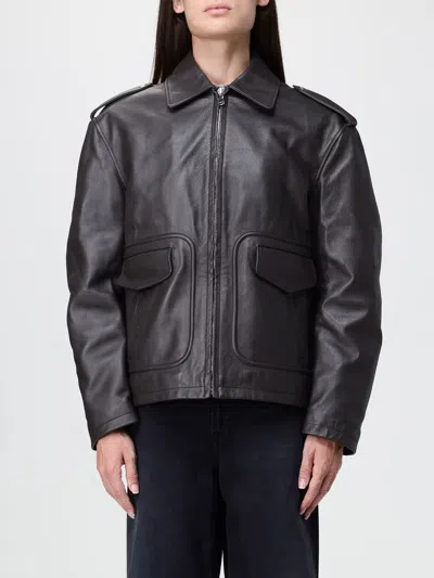 Fiorucci Jacket Woman Color Brown In Black