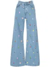 Fiorucci Blue Denim Jeans In Blue