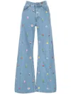 Fiorucci Blue Denim Jeans In Blue