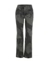 Fiorucci Angels-print Straight-leg Jeans In Gray