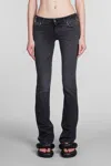 Fiorucci Jeans In Black Cotton In Black