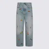 Fiorucci Jeans Blu E Verdi In Multi