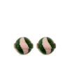 Fiorucci Swirl Pattern Clip-on Earrings In Multi