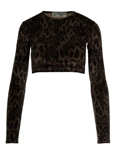 FIORUCCI FIORUCCI LEOPARD PRINT TOP