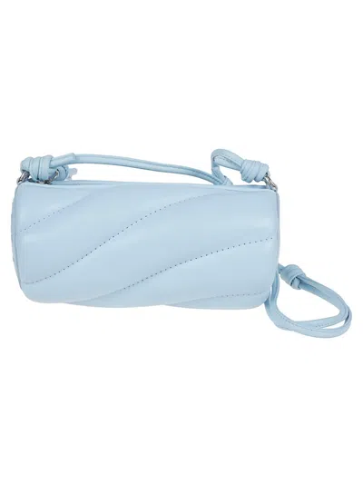 Fiorucci Light Blue Leather Mini Mella Bag