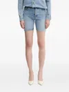 Fiorucci Light-wash Shorts In Blue