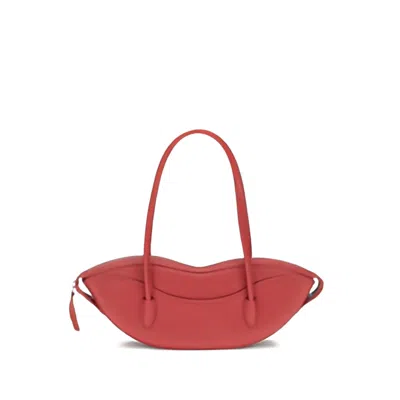 Fiorucci Lips Zip Tote Bag In Red