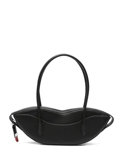 Fiorucci Lips-shape Tote Bag In Black