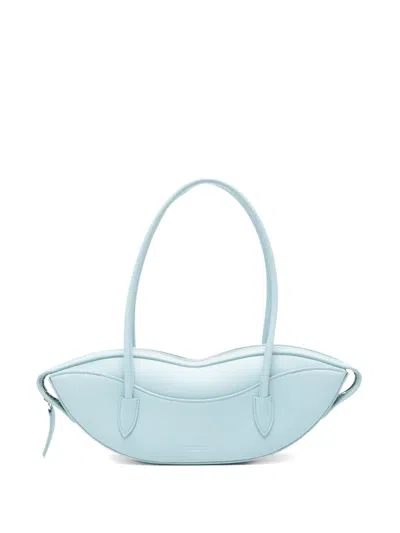 Fiorucci Lips-shaped Shoulder Bag In Blue