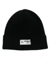 Fiorucci Logo Beanie In Black