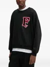 Fiorucci Logo-embroidered Sweatshirt In Black