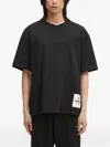 Fiorucci Logo-patch T-shirt In Black